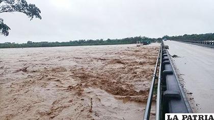 La crecida de ríos, por intensas lluvias pone en alerta a varios municipios del país/AHORADIGITAL.NET
