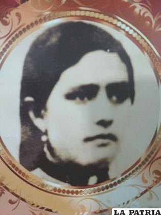 Retrato de Clorinda Villegas a quien en Cotagaita se considera La Chaskañawi