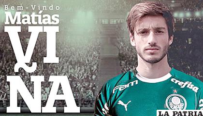 Palmeiras anuncia fichaje de Matías Viña, lateral izquierdo de la selección uruguaya /LÍBERO