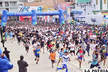 La carrera 10 se correría el 8 de febrero en Oruro
/LA PATRIA /archivo