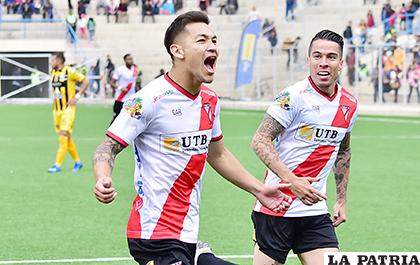 Víctor Melgar y Javier Sanguinetti aportaron con sus goles para el triunfo 