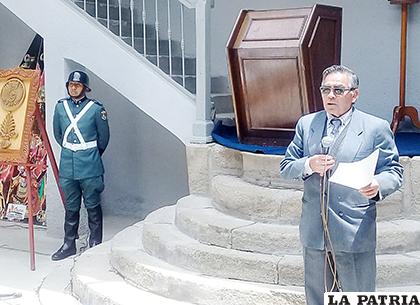 Eduardo García pide mayor interés de autoridades por el Museo Histórico de Oruro /LA PATRIA

