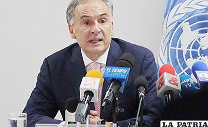 Arnault es enviado del Secretario General para Bolivia /ONU