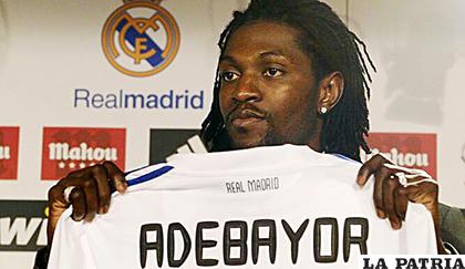 El ex Real Madrid, Emmanuel Adebayor, podría ser el refuerzo de Olimpia /TVN NOTICIAS