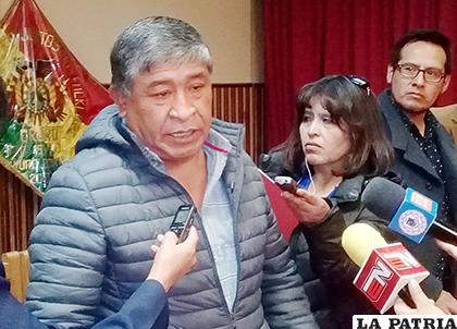 Jacinto Quispaya aseguró que Carnaval de Oruro no se suspende /LA PATRIA
