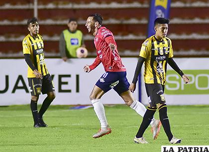 Alejandro Meleán fue autor del único gol del partido /APG
