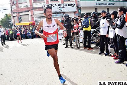 Juan Gonzales fue el más rápido en la categoría General 
/Reynaldo Bellota /LA PATRIA
