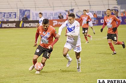 La última vez que jugaron en Oruro ganó San José 2-1 el 24/07/2019 /APG
