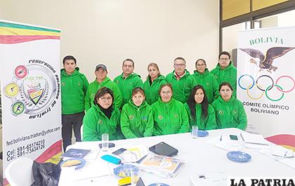 Reunión importante del triatlón se realizó en La Paz 
/cortesía José Luis Tarquino