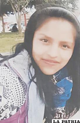 Aracely Dayan Torrez Mamani de 14 años  /LA PATRIA