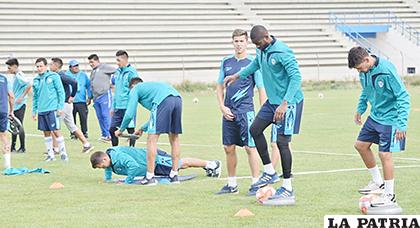 Durante el entrenamiento de los 