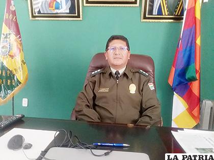 Nuevo comandante de la policía Orureña, tomó posesión de su oficina /LA PATRIA /WILLIAM HUA?ARRAYA