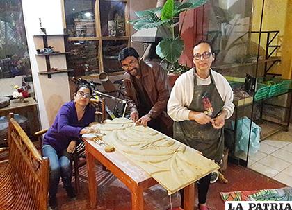 Basilio Roque en pleno trabajo en Perú 
/Basilio Roque
