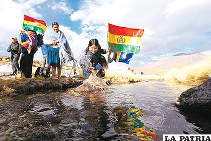 Las aguas del Silala nacen en territorio boliviano /EL POTOSÍ