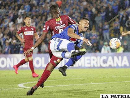En la ida ganó Millonarios 2-0 en Bogotá el 06/02/2020 /APG