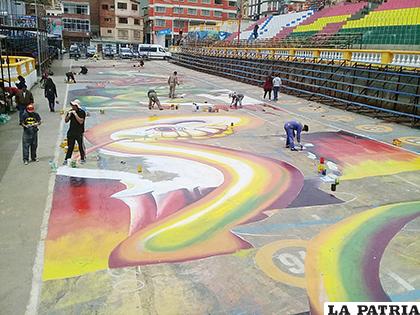 Trabajo incansable de los artistas plásticos / LA PATRIA