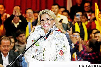 Jeanine Áñez anunció su candidatura el 24 de enero /DIARIO26