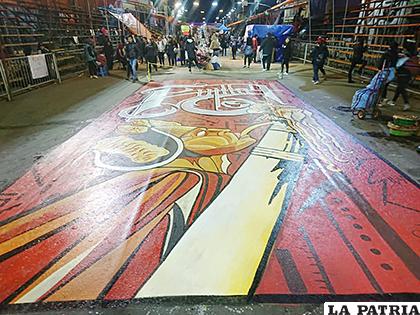 Trabajo arduo de los artistas plásticos / Alcides Calizaya