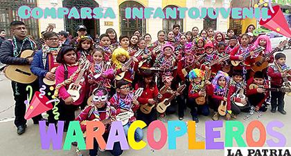 Los niños que son parte de la Escuela Wara /Rosario Peredo