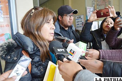 Carmen Miranda, directora de la DIO, brinda detalles del presunto caso de violación /LA PATRIA /ARCHIVO
