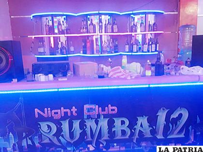 El club nocturno que fue intervenido por Defensa al Consumidor /DEF. AL CONSUMIDOR