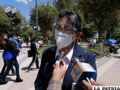 Senadora por Comunidad Ciudadana, Vania Rocha /LA PATRIA