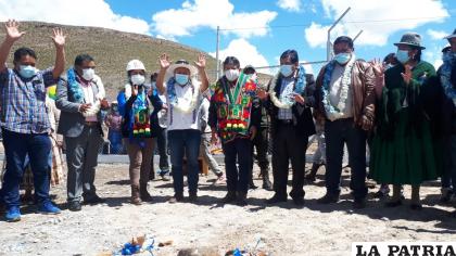 El Vicepresidente estuvo en tres municipios orureños /FPS
