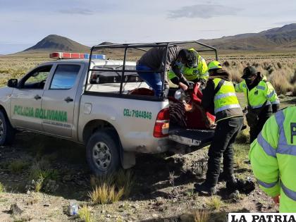 El conductor de la vagoneta perdió la vida tras el impacto /LA PATRIA