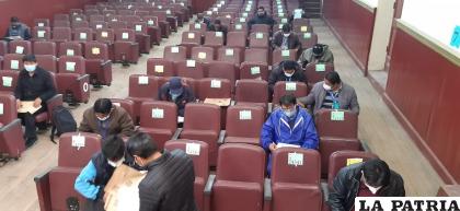 Hace algunos días dieron el examen escrito /archivo LA PATRIA