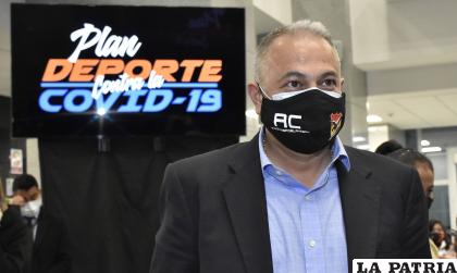 Fernando Costa presidente de la Federación Boliviana de Fútbol /APG