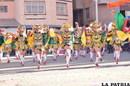 Fraternidad Artística y Cultural La Diablada en el Sábado de Peregrinación /LA PATRIA