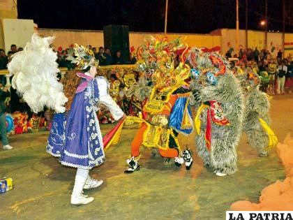 El Relato de la Diablada actividad que se desarrolla los lunes de Carnaval /archivo LA PATRIA