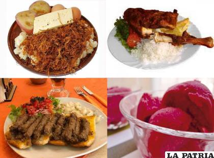El charquekan, un brazuelo o chorizos de la Ranchería, además un helado de canela