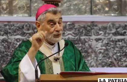 Monseñor Sergio Gualberti, arzobispo de Santa Cruz /ASC