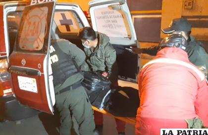 El conductor fue evacuado a un nosocomio por personal de Bomberos /LA PATRIA