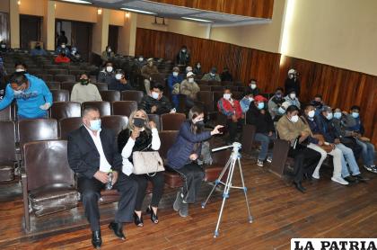 La asamblea tuvo la presencia de algo más de 50 socios /LA PATRIA