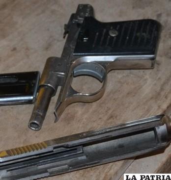 El arma estaba desmontada y había un proyectil /LA PATRIA