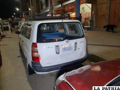 El motorizado de la foto fue golpeado en la parte trasera /LA PATRIA