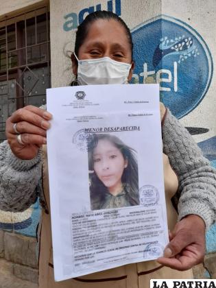 La madre buscaba intensamente a su hija desde el 13 de febrero /LA PATRIA