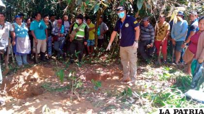La joven fue encontrada enterrada en el trópico cochabambino /Policía