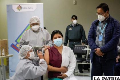Campaña de vacunación en Bolivia /Archivo INTERNET