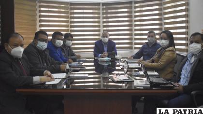 La reunión del Comité Ejecutivo de la FBF se realizó ayer en La Paz /apg