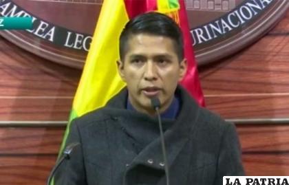 El presidente de Senado, Andrónico Rodríguez  
/Correo del Sur