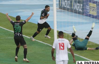 Nicolás Albarracín abrió la cuenta en favor de Real Tomayapo /APG