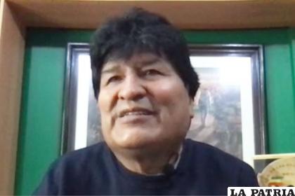 Morales acusó a la derecha de vigilarlo /Captura /Erbol
