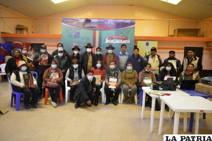 Productores el Socamani participaron del taller /EC
