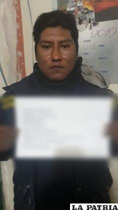 Fueron sorprendidos en la puerta Patiño /Cortesía

