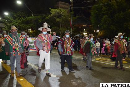 Autoridades originarias de diferentes poblaciones de Oruro se hicieron presentes /LA PATRIA
