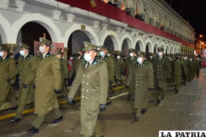 Personal del “Verde Olivo” engalanó este desfile /LA PATRIA
