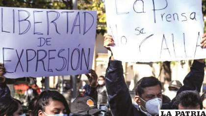 La libertad de expresión y la de Prensa son principios fundamentales /Archivo Página Siete